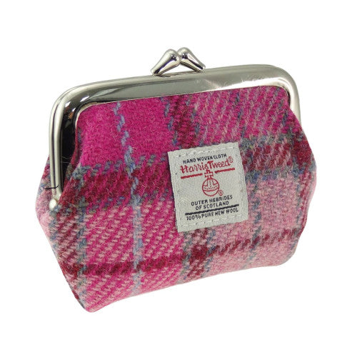 Glen Appin Eigg Small Clasp Coin Purse Vibrant Pink Buchanan