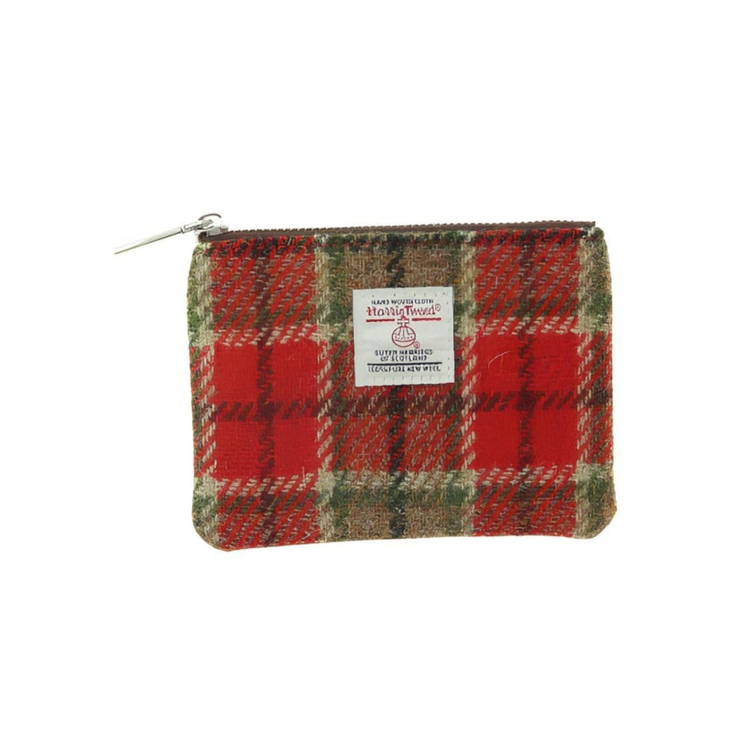 Glen Appin Eriskay Small Zip Coin Purse Red & Green Tartan