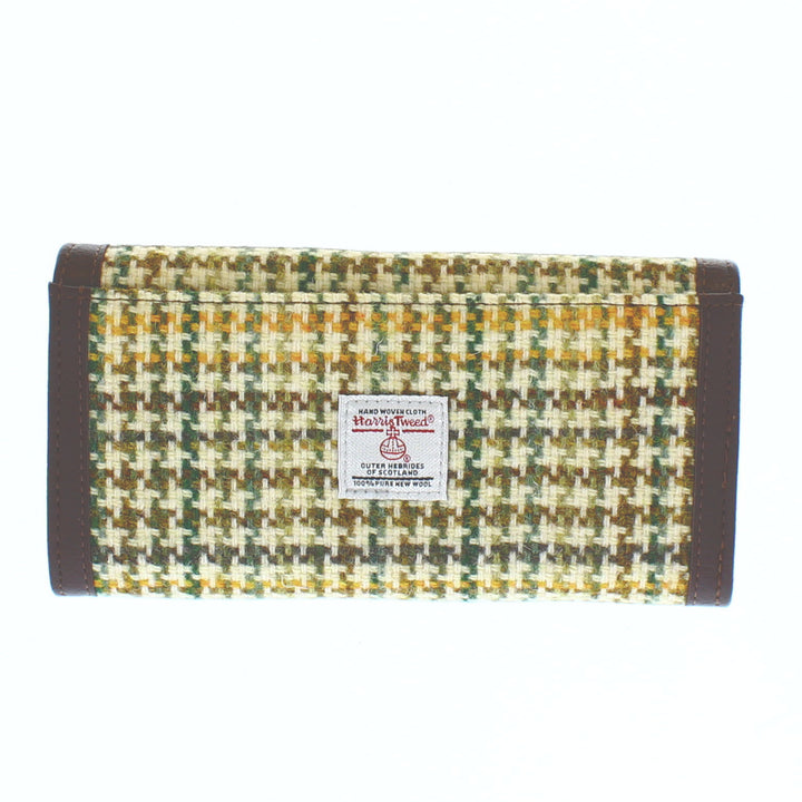 Glen Appin Harris Tweed Ladies Bute Fold Over Purse Dogtooth