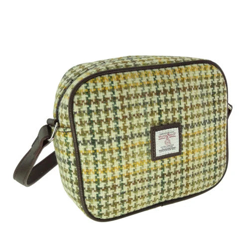 Glen Appin Harris Tweed Almond Mini Handbag Dogtooth