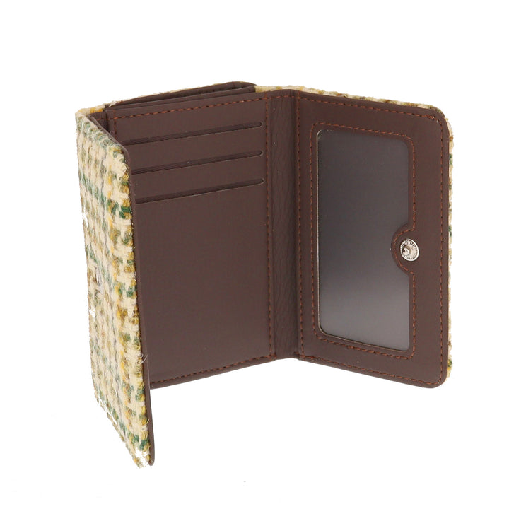 Glen Appin Harris Tweed Ladies Unst Small Clasp Purse Dogtooth