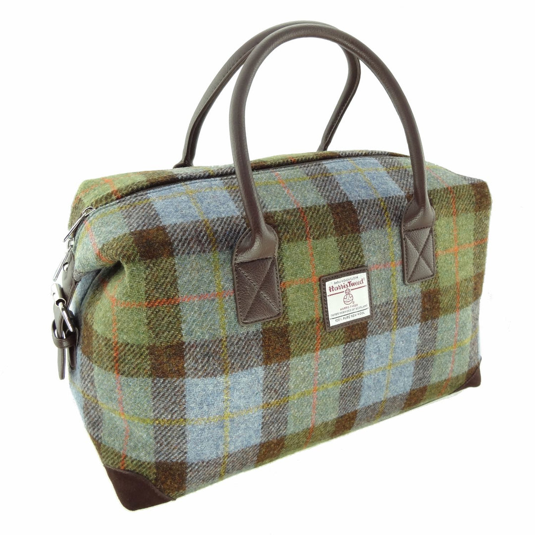 Glen Appin Harris Tweed Travel Overnight Esk Bag MacLeod Tartan