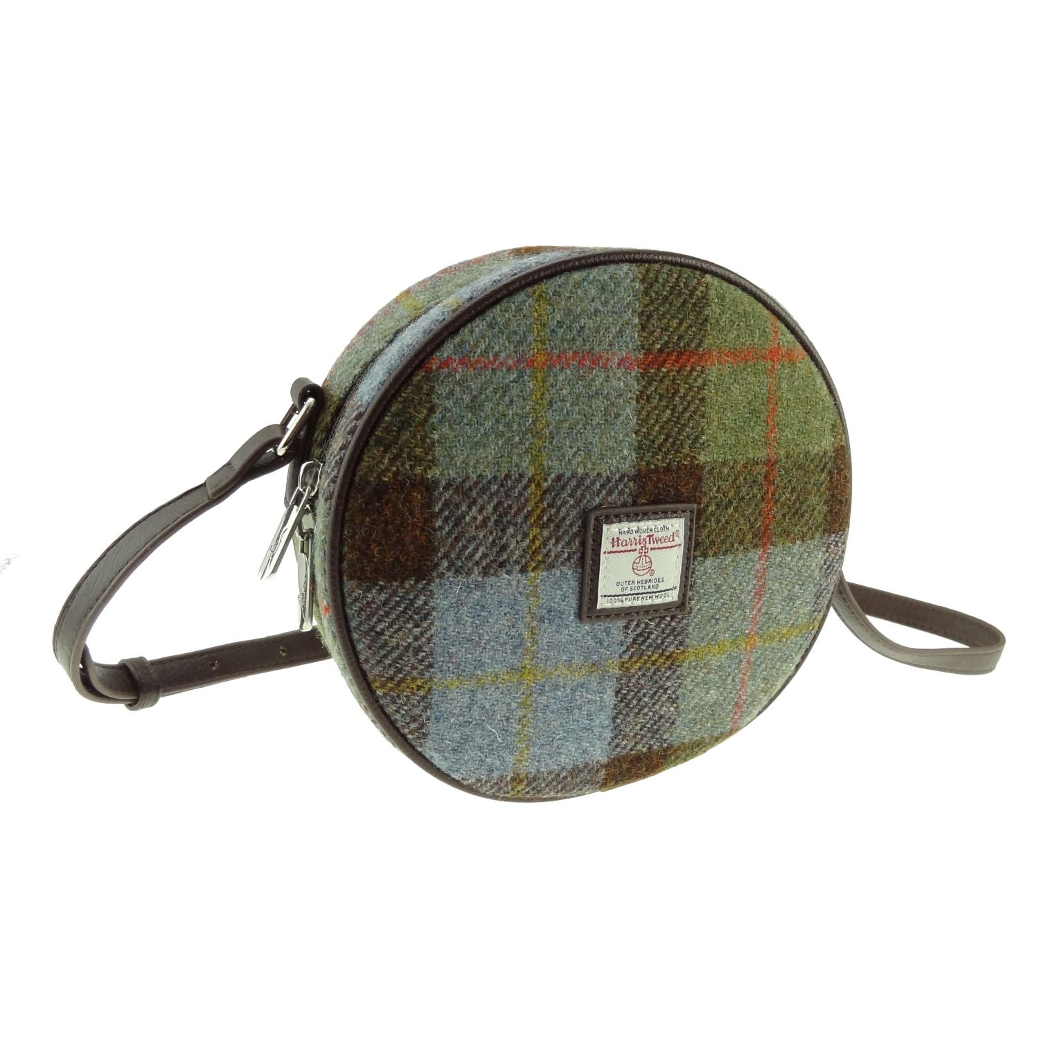 Glen Appin Of Scotland Harris Tweed Almond Mini Bag in MacLeod Tartan LB1210-COL15 Glen Appin Of Scotland Harris Tweed Almond Mini Bag in MacLeod Tartan LB1210-COL15