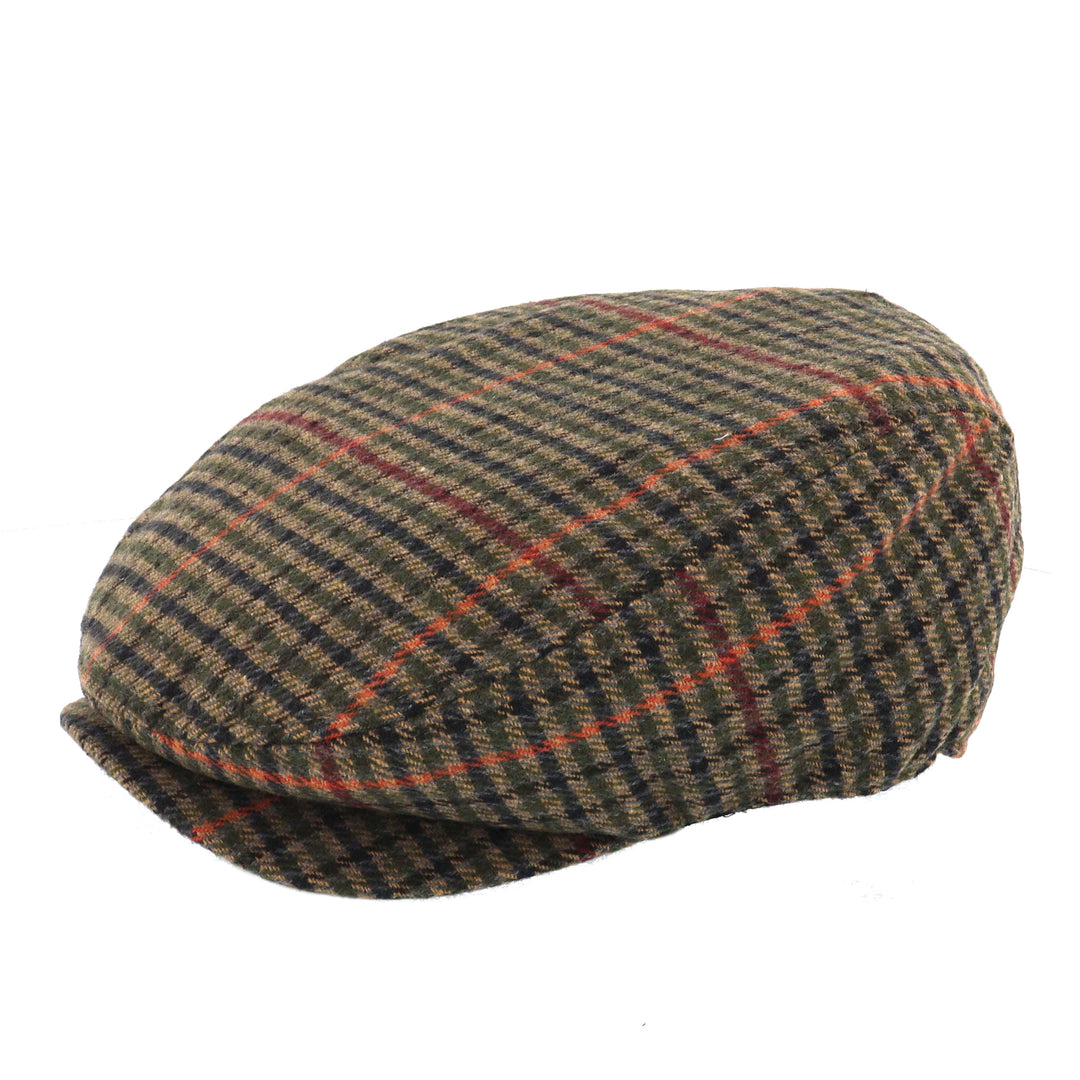 Check Pony Flat Cap (Green Check)