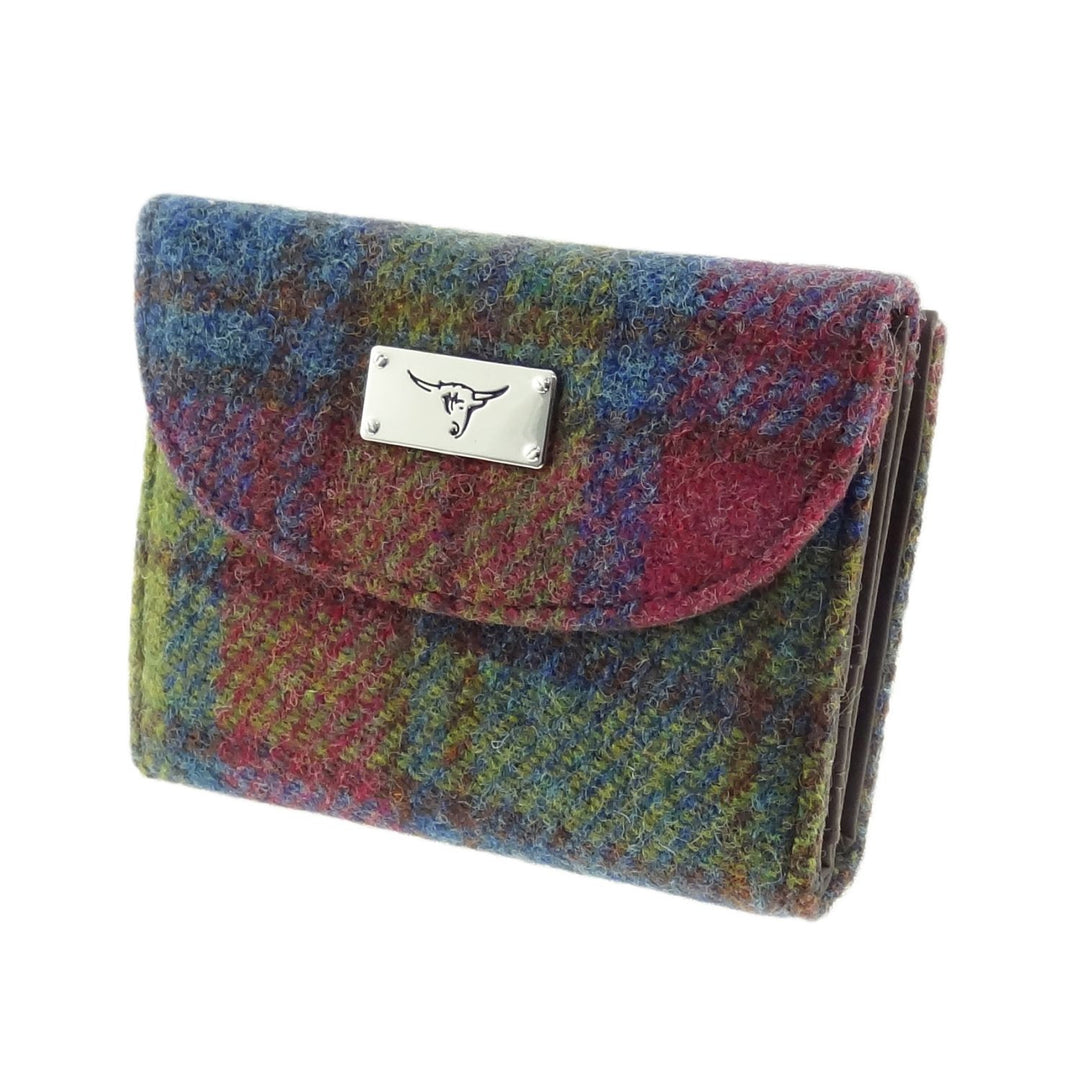 Glen Appin Harris Tweed Ladies Jura Small Purse Multi Check