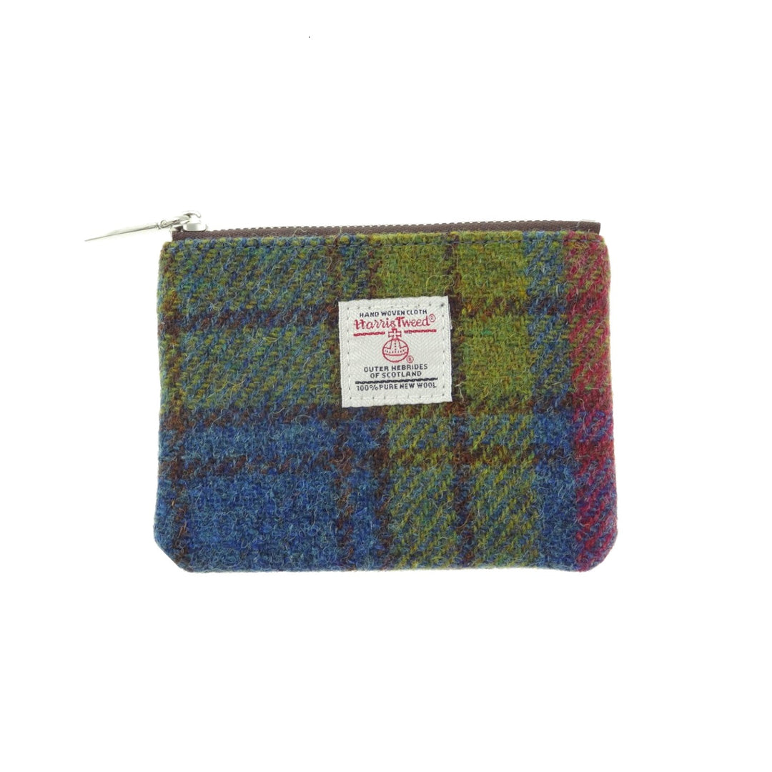 Glen Appin Eriskay Small Zip Coin Purse Multi Check
