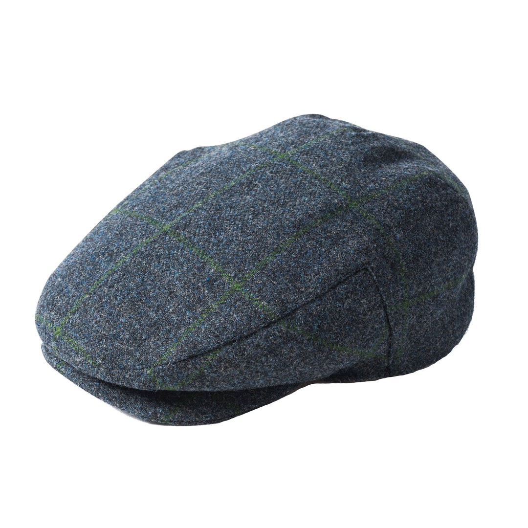 Failsworth Waterproof Lovat Porelle Country Flat Cap 534 Blue