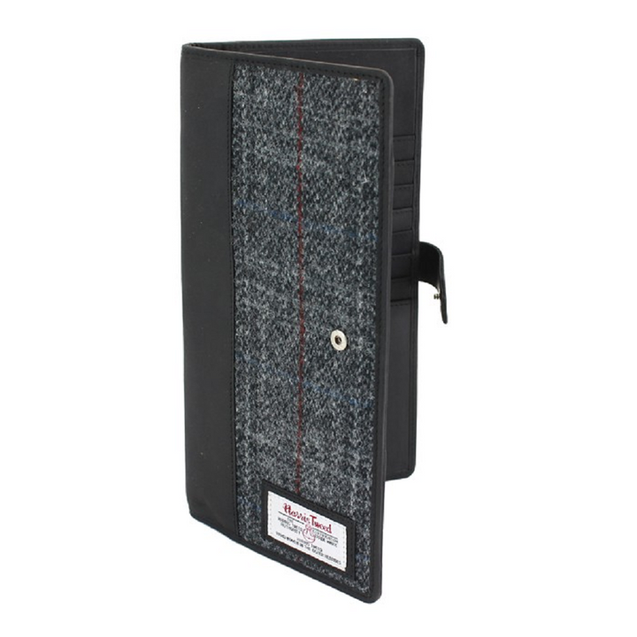 Harris Tweed & Leather Travel Document Holder/Wallet