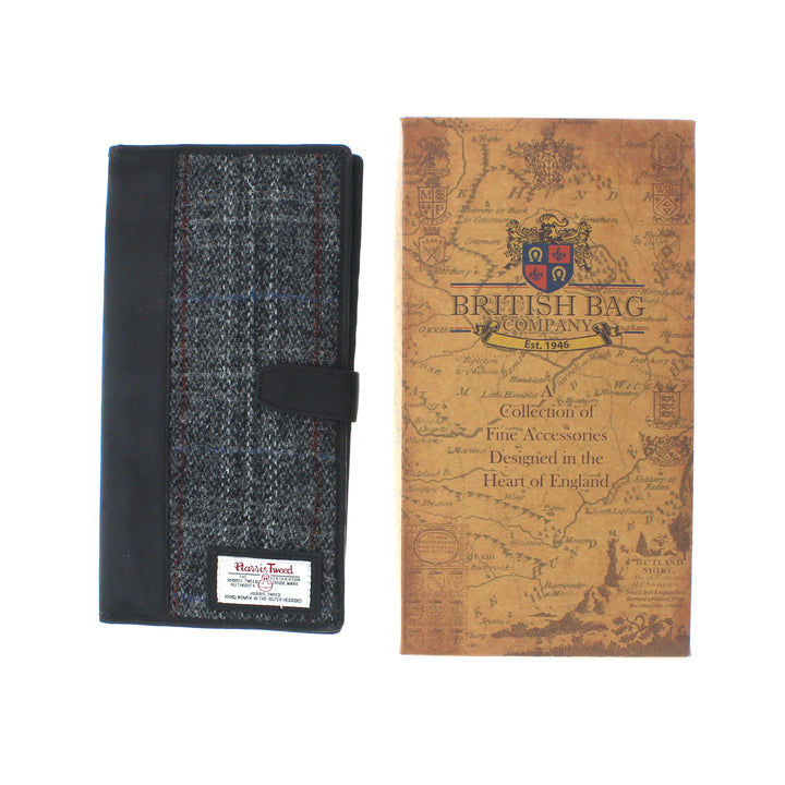 Harris Tweed & Leather Travel Document Holder/Wallet