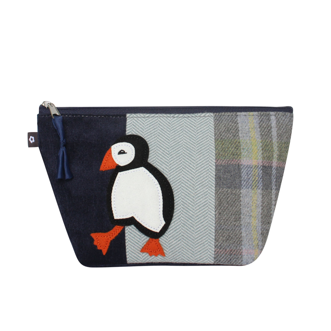 Puffin Applique Make up Bag By Earth Squared