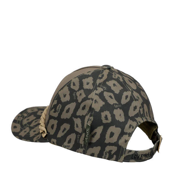 Anekke Leopard Print Adjustable Baseball Cap