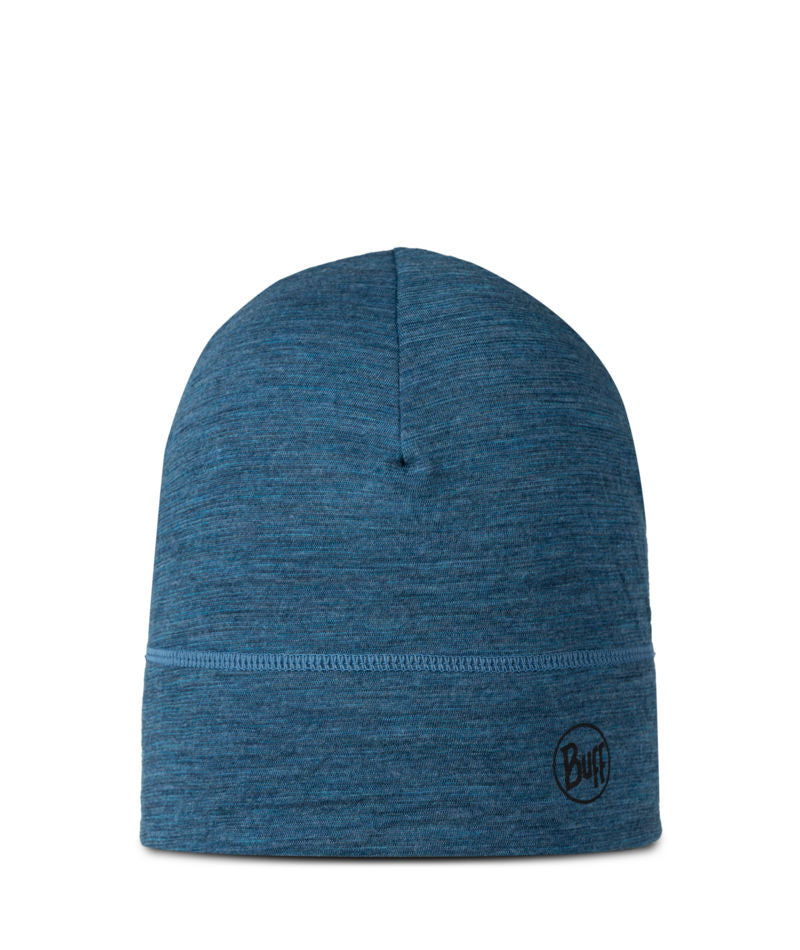 Buff Merino Heavyweight Beanie Hat in Black The Hat Company