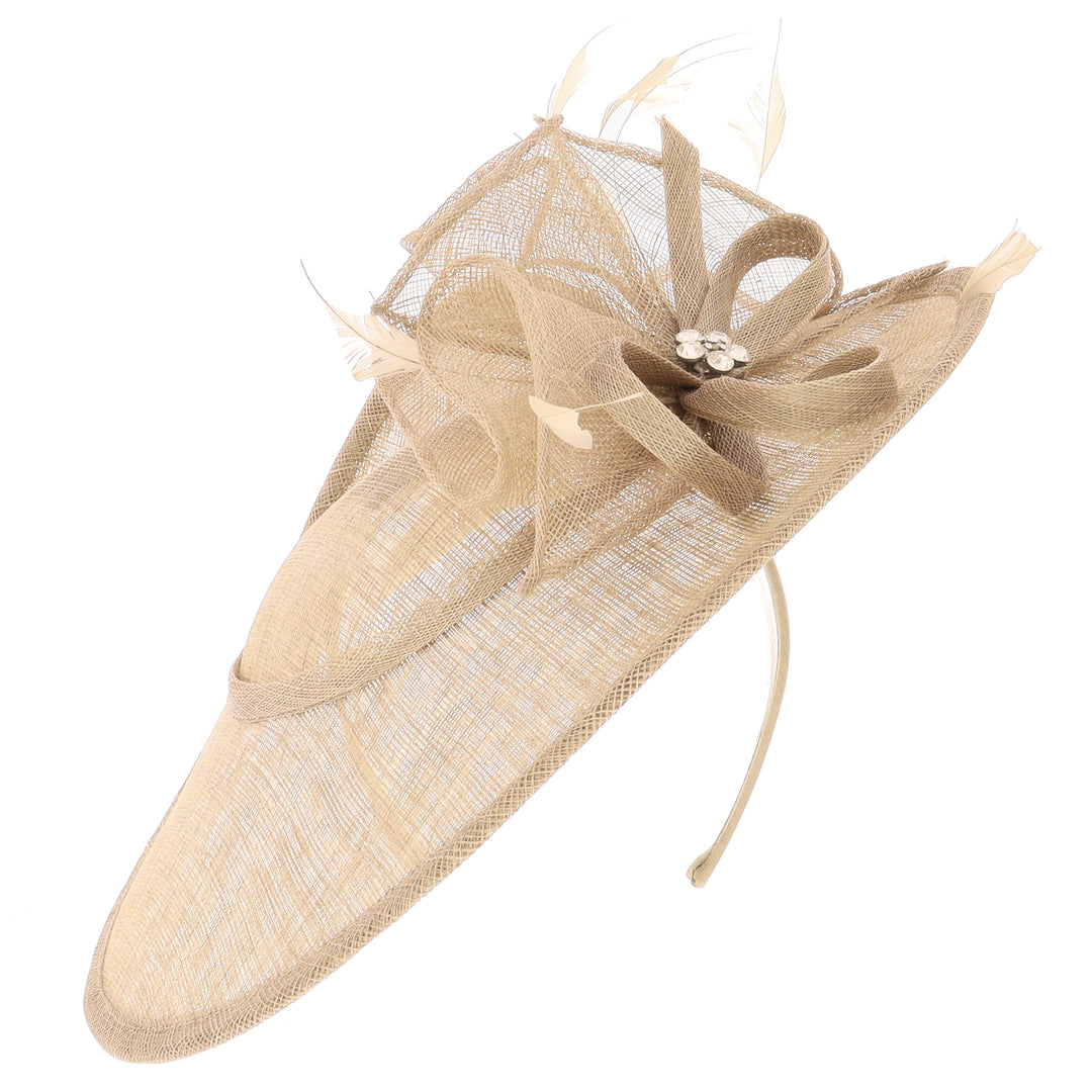 Cafe 36cm Maddox Sweeping Disc Headband Fascinator (1114)