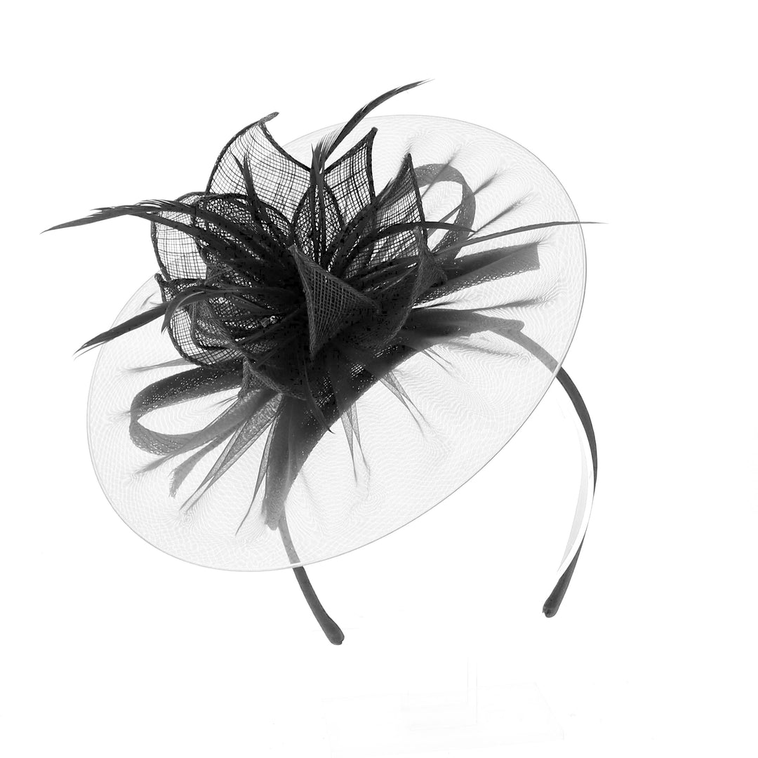Black Small Headband Fascinator (5150)