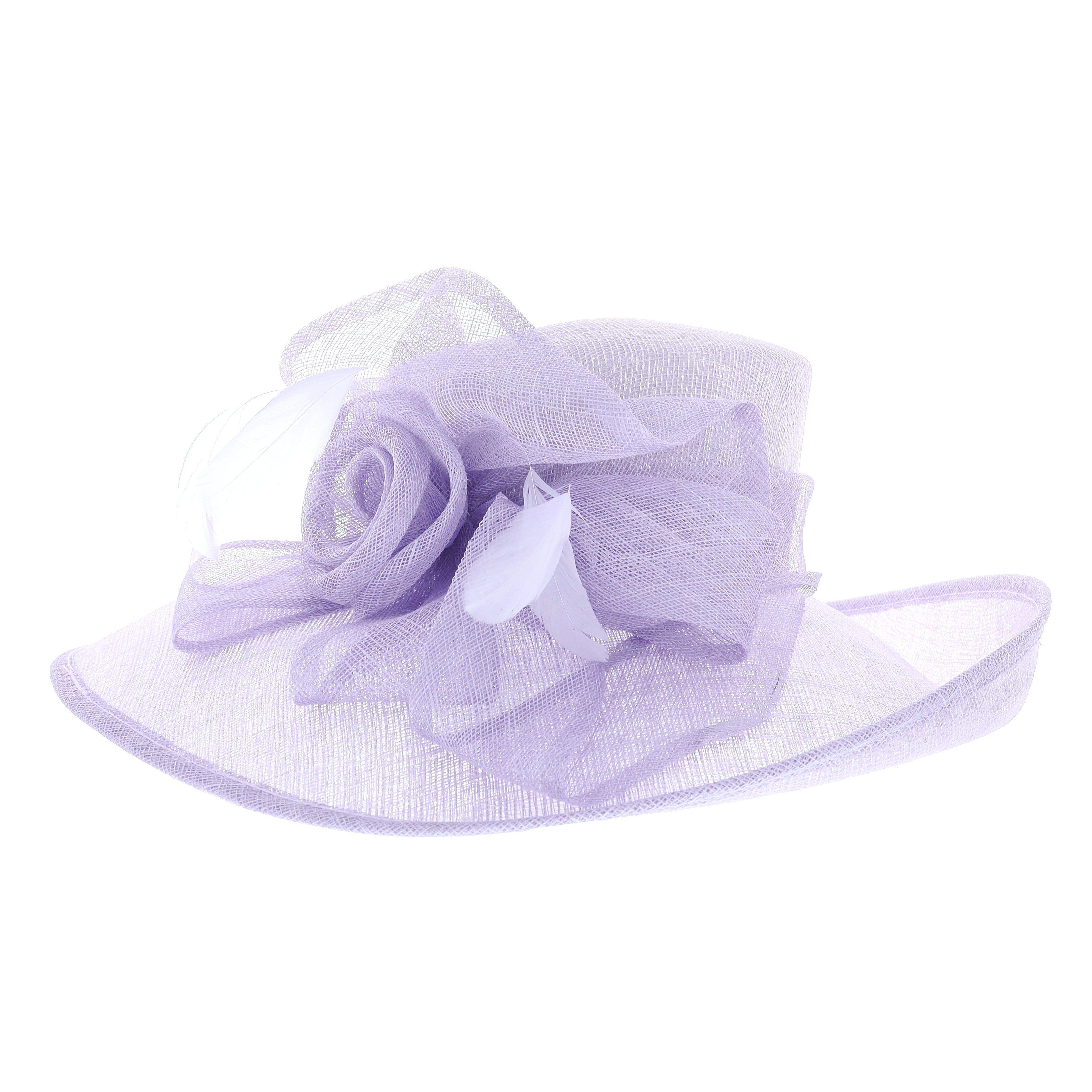 Lilac Sinamay Wedding Hat from Fischer Accessories