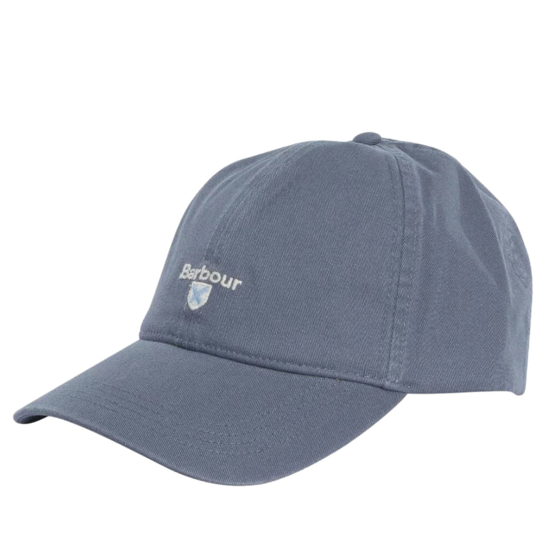 Barbour Cascade Adjustable Cotton Baseball Cap in Washed Blue