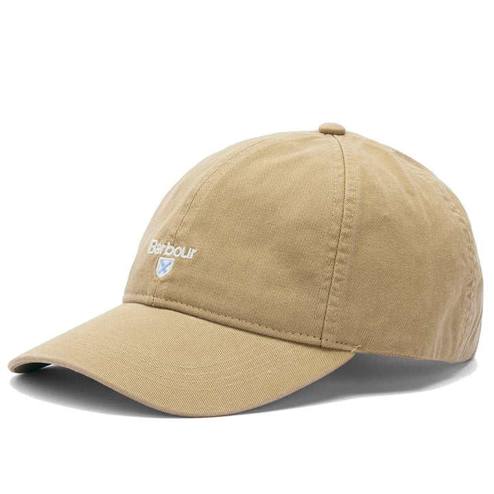 Barbour Cascade Adjustable Cotton Baseball Cap in Stone