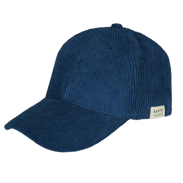 Barts Dyllan Cord Baseball Cap in Blue