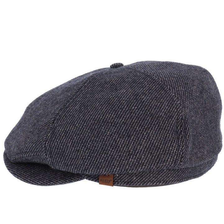 Barts Jamacia Twill Bakerboy Cap in Navy