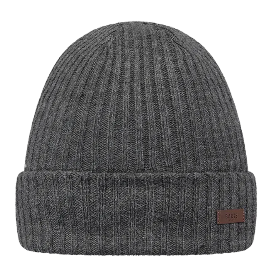 Barts Wilbert Turn Up Beanie - Dark Heather