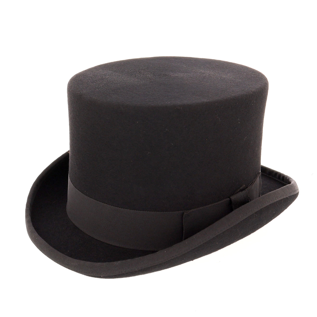 Black Wool Classic Top Hat