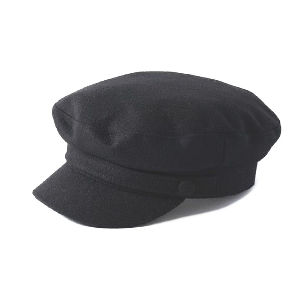 Failsworth Melton Mariner / Breton Cap in Black