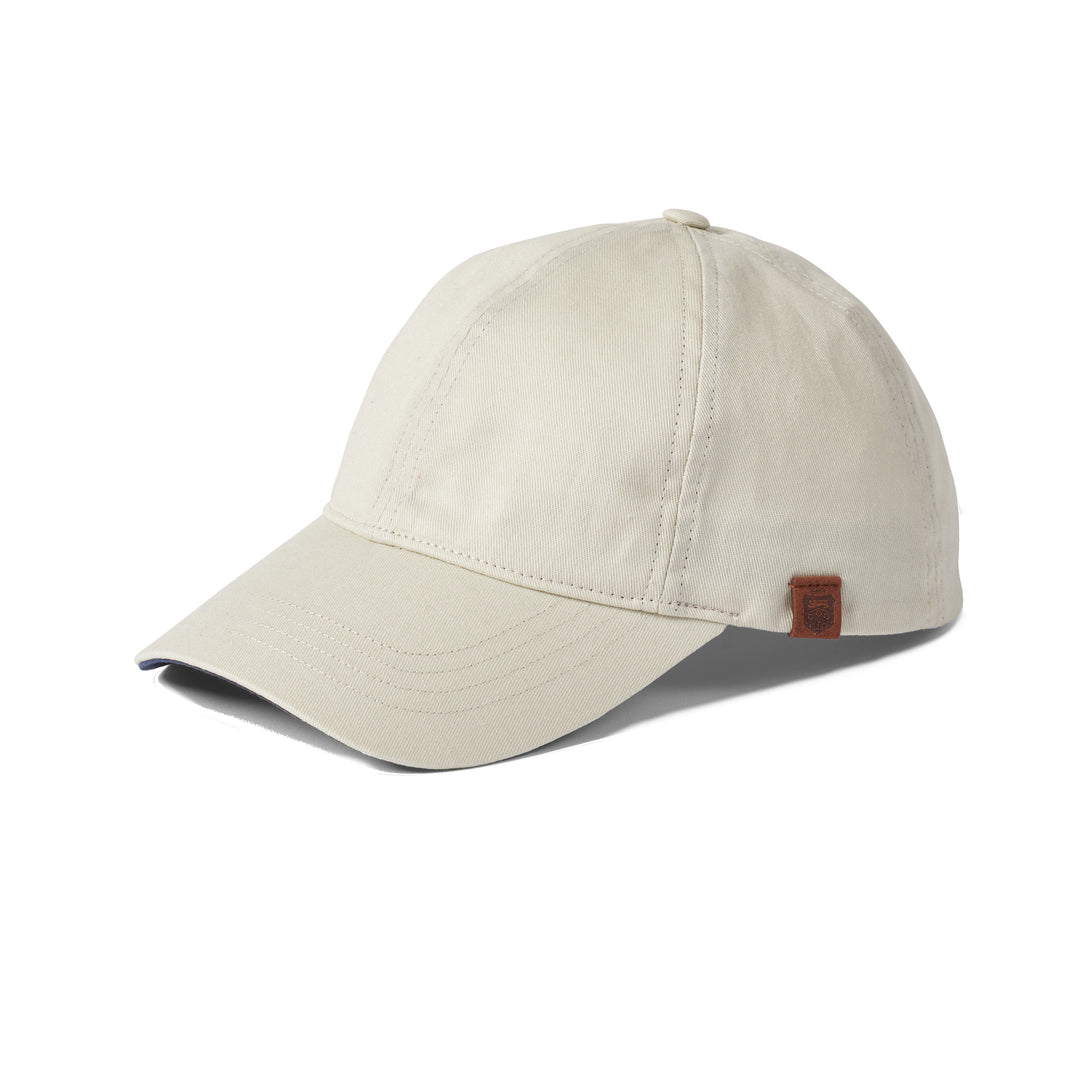 Failsworth Adjustable Canvas Cotton Baseball Cap Stone/Navy