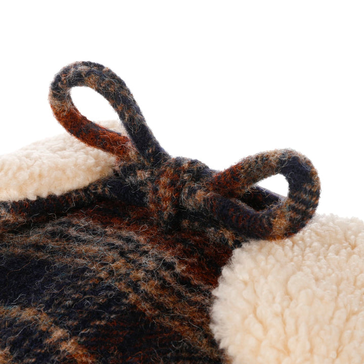 Stetson Wool Check Bomber Aviator Hat