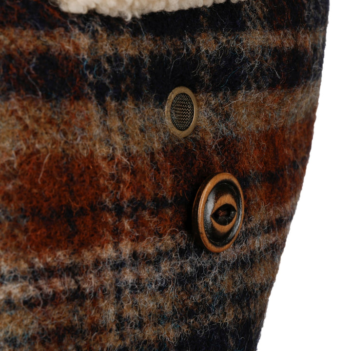 Stetson Wool Check Bomber Aviator Hat