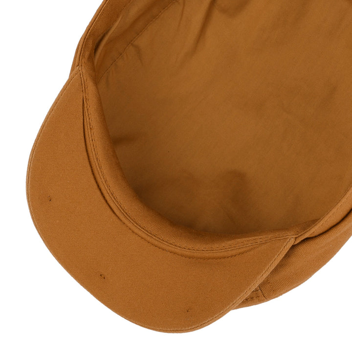 Stetson Cotton Twill Hatteras Bakerboy Cap In Golden Honey