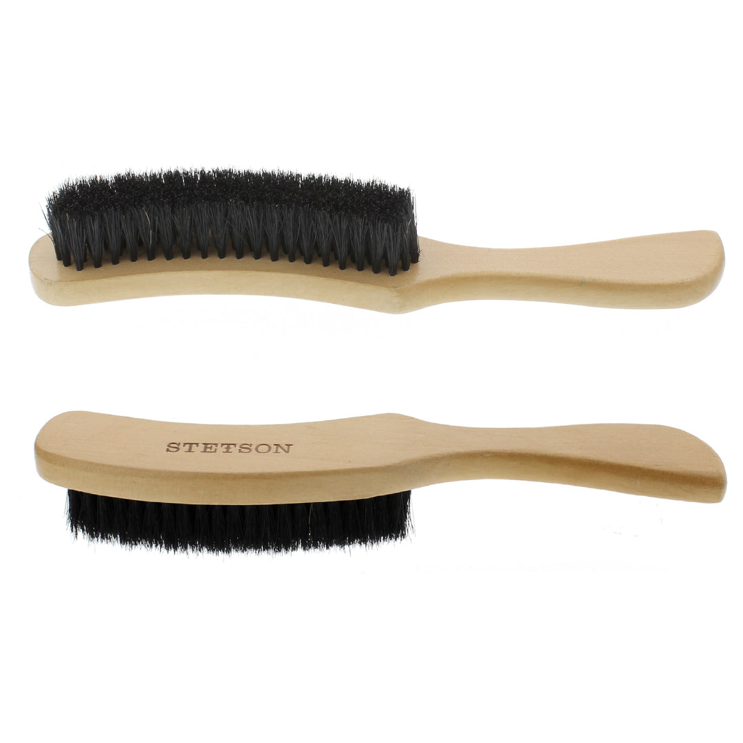Stetson Hat Brush With Dark Bristles