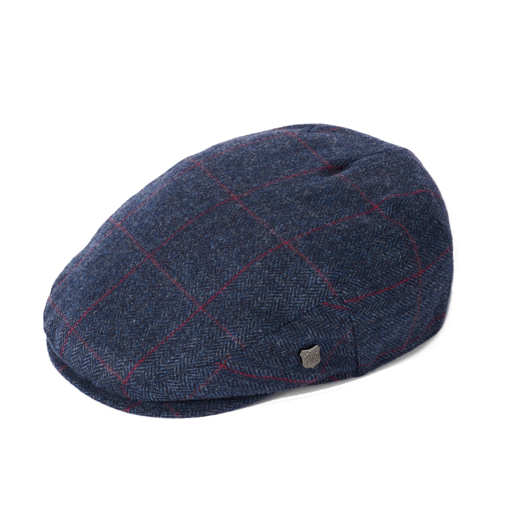 Failsworth Cambridge Wool Country Flat Cap Blue 1481