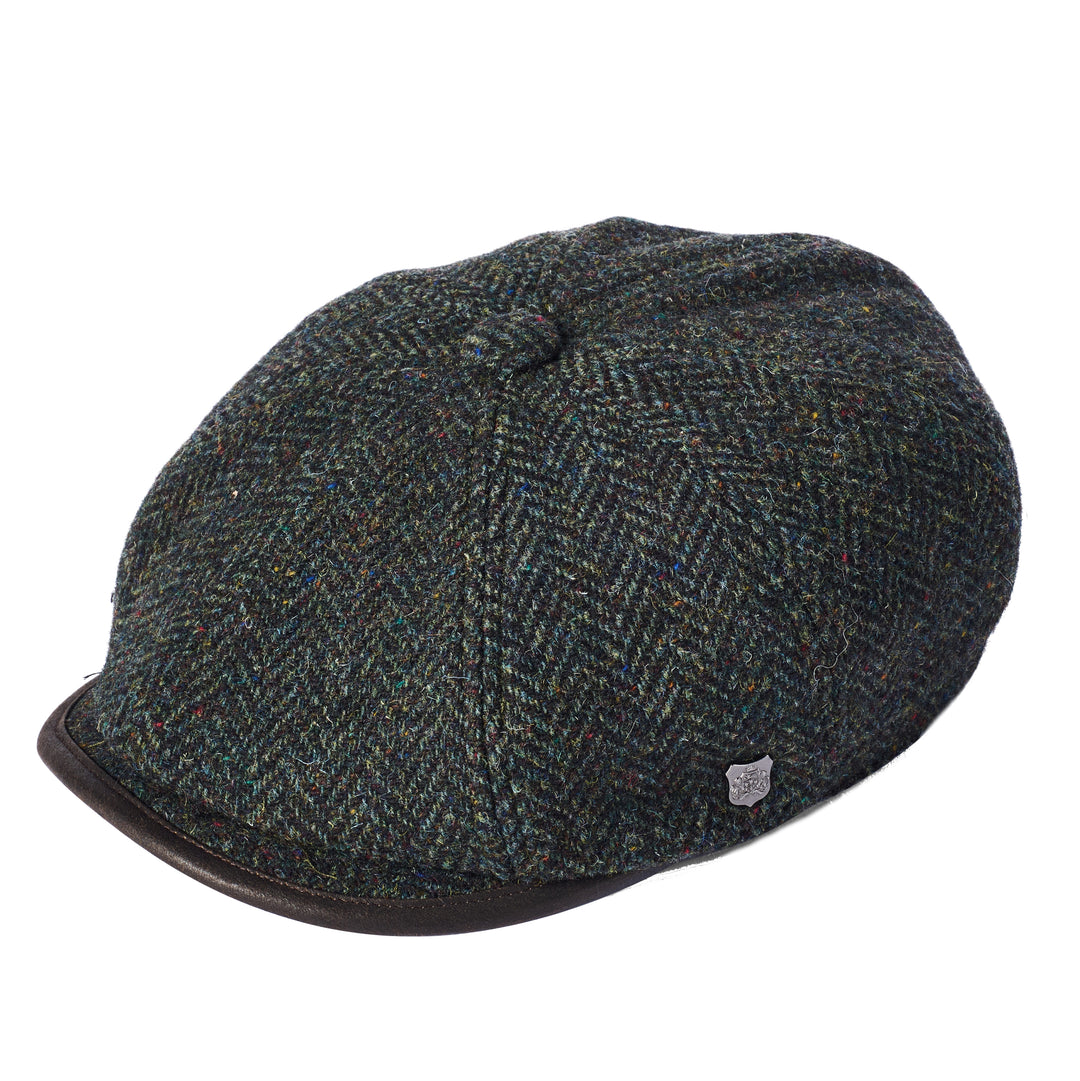 Failsworth Shelby Bakerboy Cap Brown Herringbone
