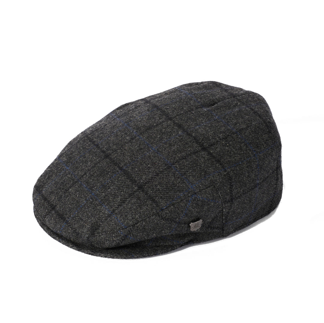 Failsworth Cambridge Wool Country Flat Cap Grey 1476