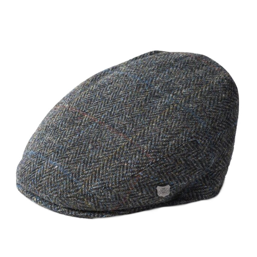 Failsworth Stornoway Harris Tweed Flat Cap Colour 2012 Blue/Grey