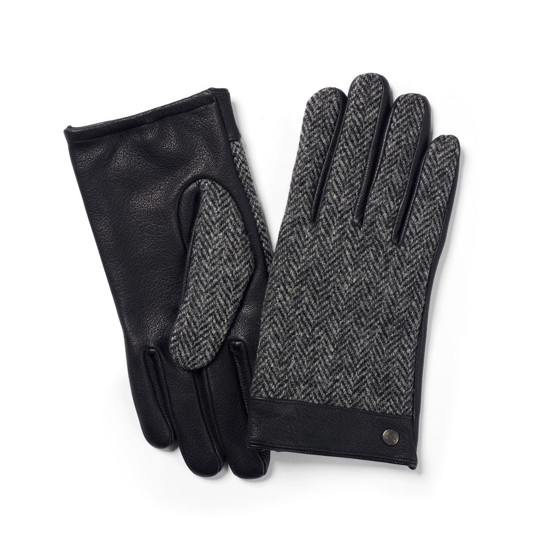 Men's Failsworth Lundale Leather & Harris Tweed Gloves 4615