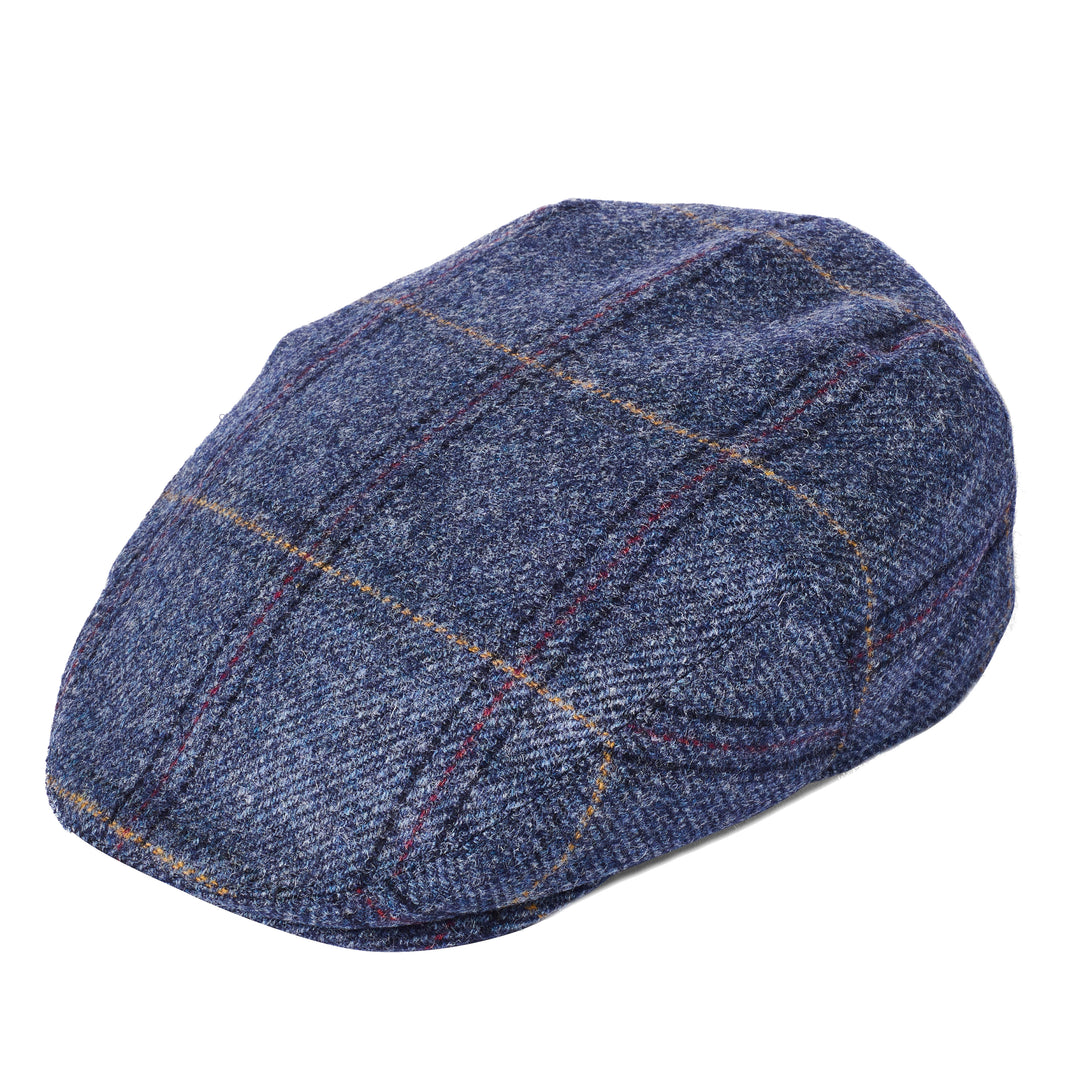 Failsworth Newbury Wool Flat Cap Blue