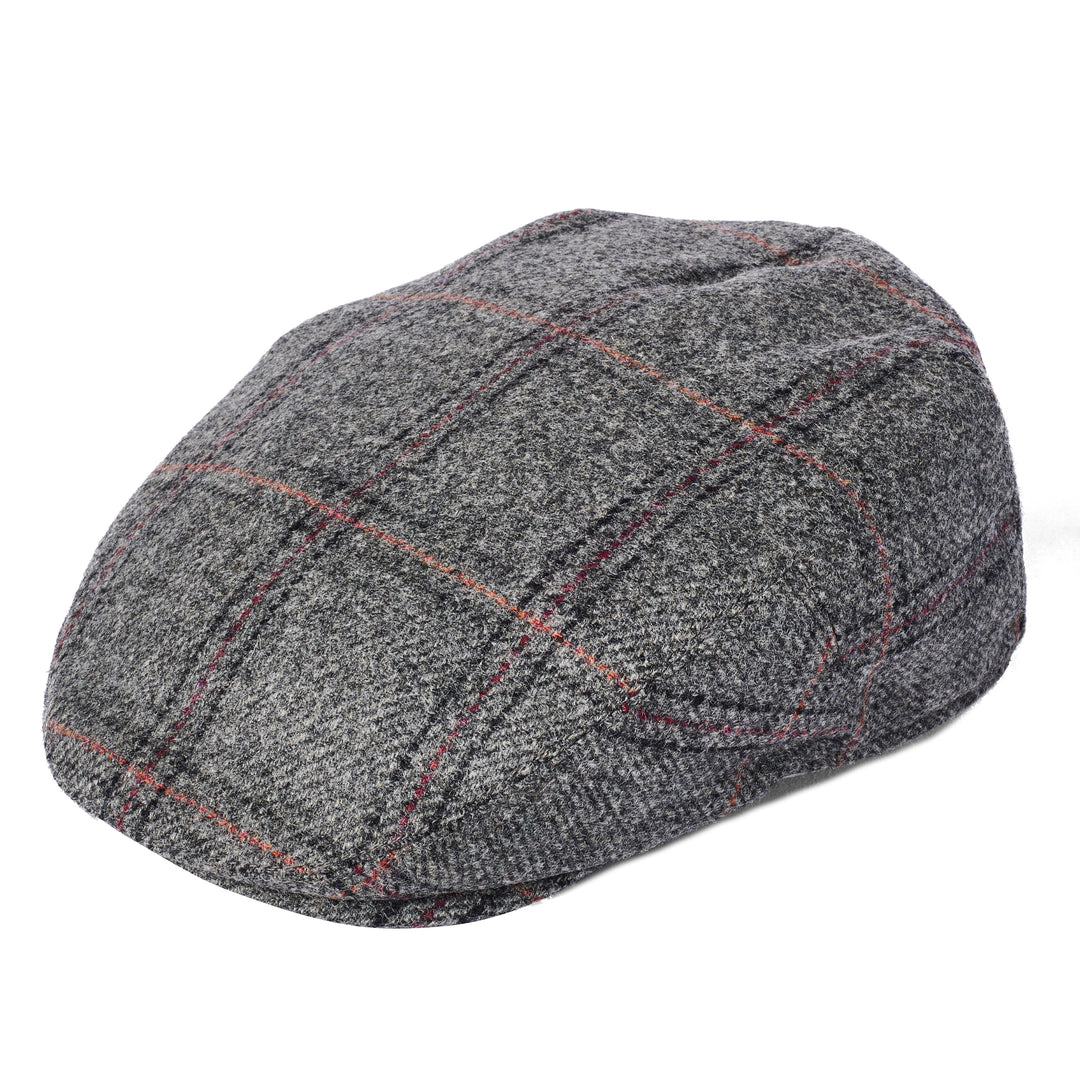 Failsworth Newbury Wool Flat Cap Grey