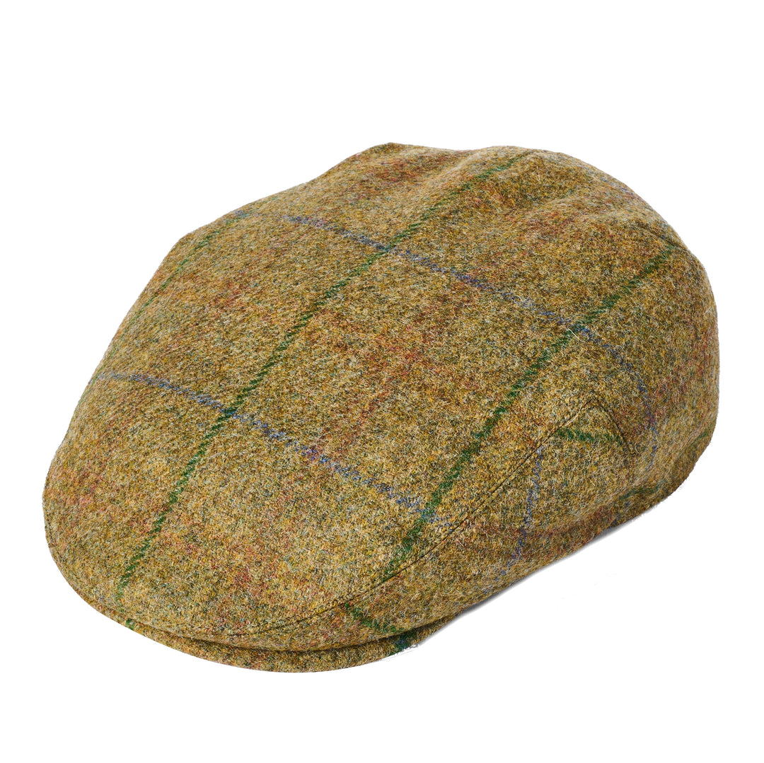 Failsworth Newbury Wool Flat Cap Light Green