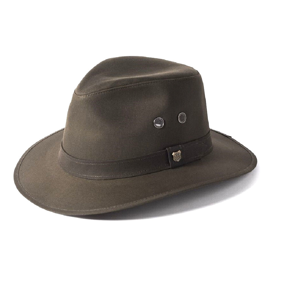 Failsworth Wax Drifter Fedora In Olive