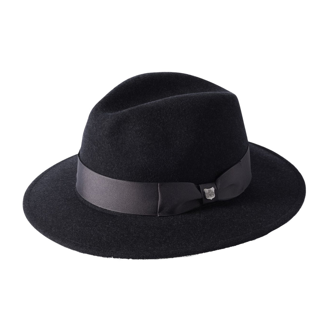 Failsworth Boston 100% Wool Fedora In Grey