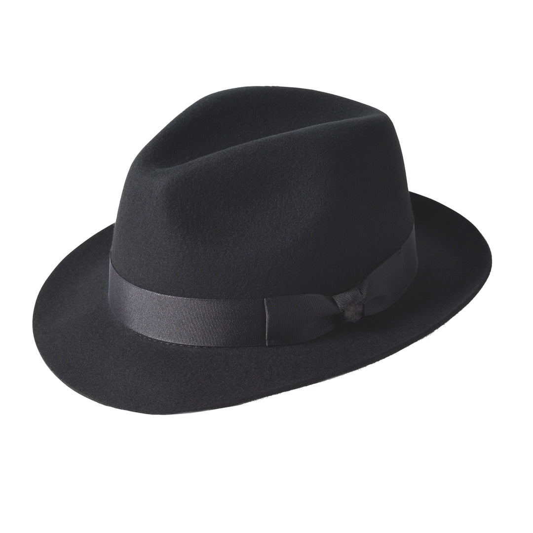Failsworth Chester Wool Trilby In Black