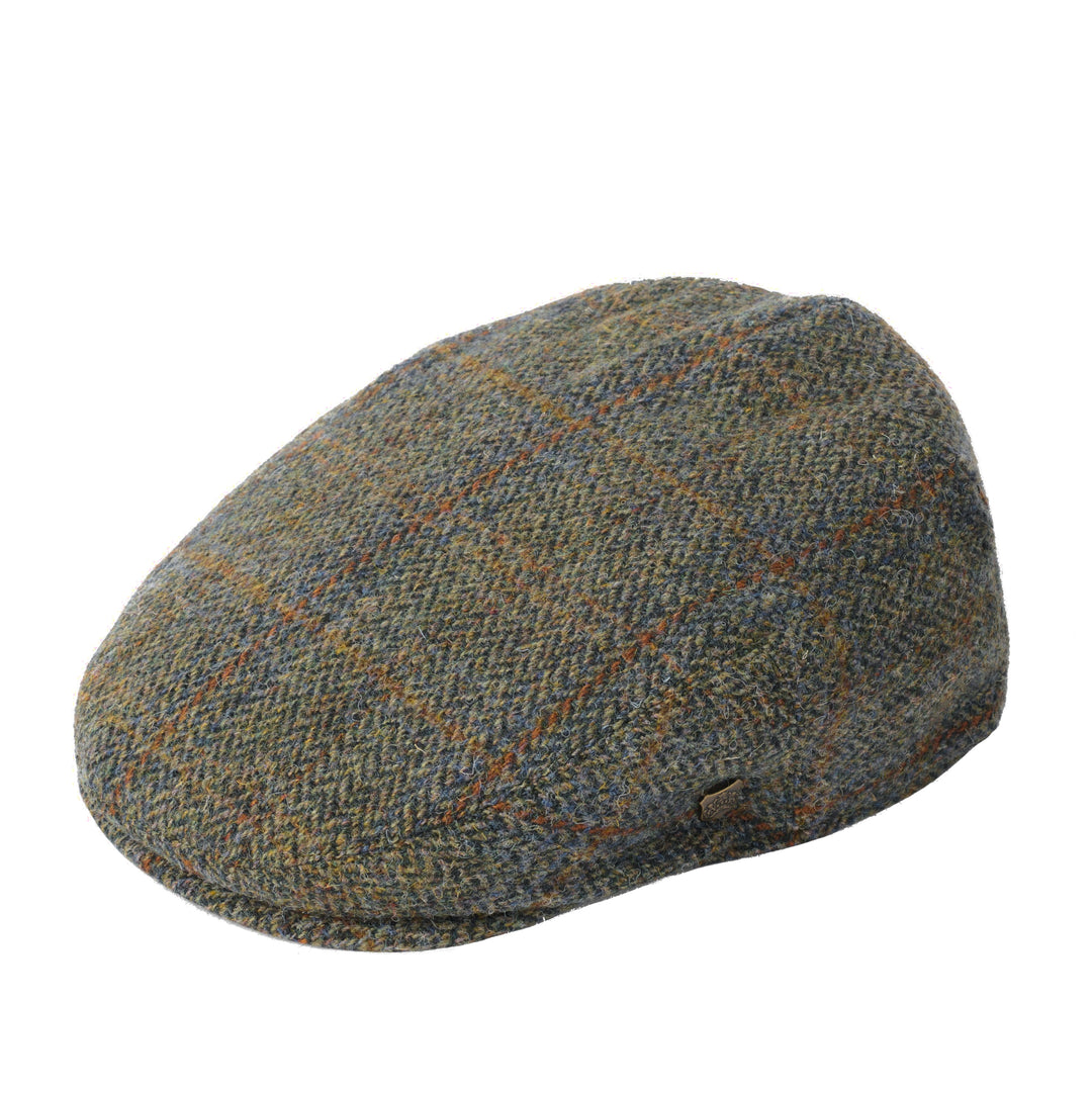Failsworth Stornoway Harris Tweed Flat Cap Colour 2023 Green