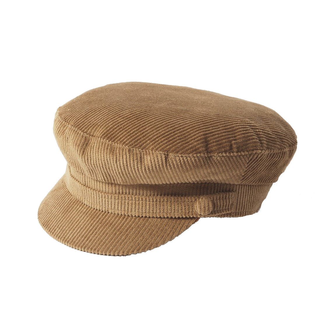 Failsworth Cord Mariner / Breton Cap in Fawn
