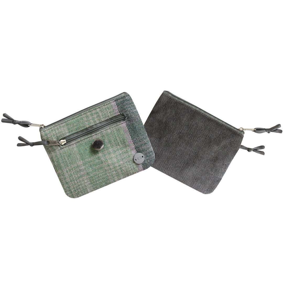 Gosford Purple Emily Tweed Coin Purse by Earth Squared