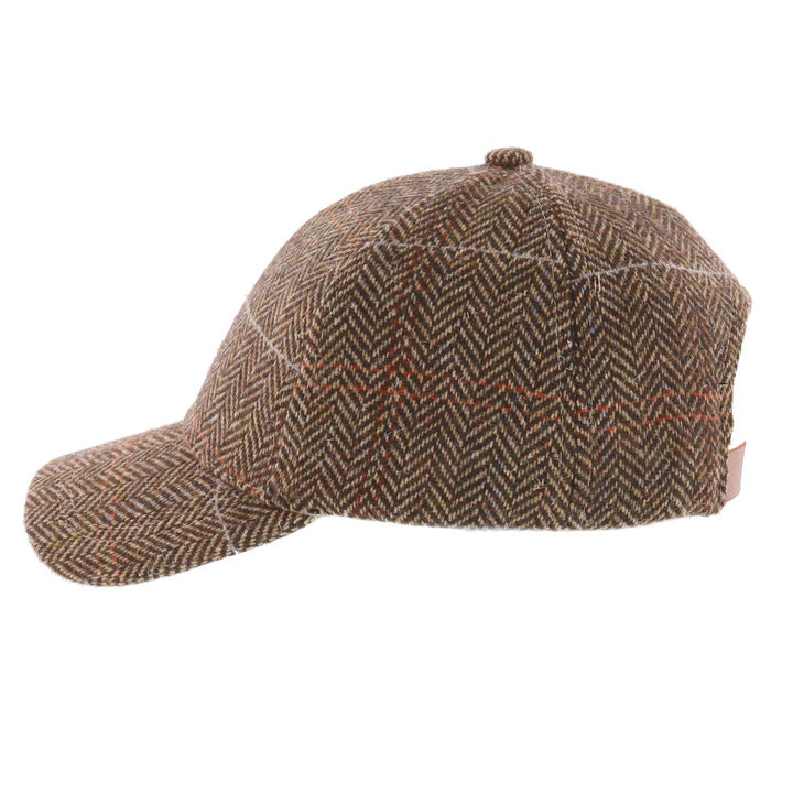 Country Brown Herringbone Baseball Cap