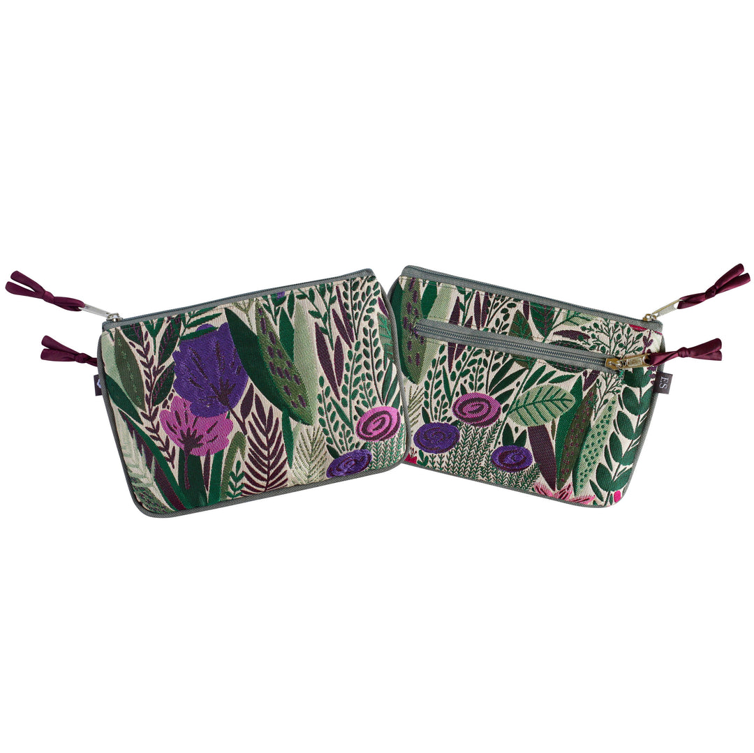 Green Jacquard Juliet Coin Purse by Earth Squared