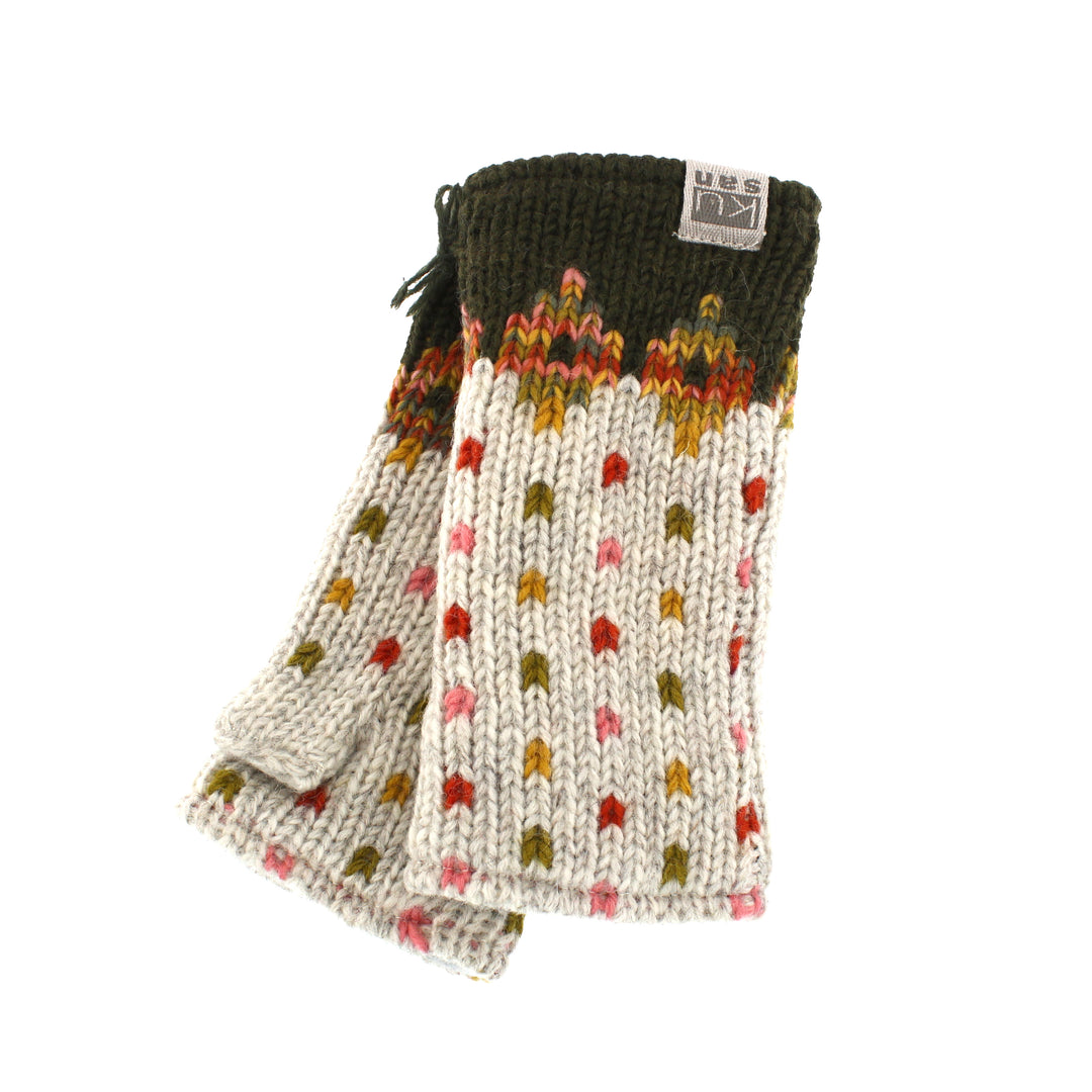 Kusan Multi-Coloured Handwarmers Khaki (PK2001)