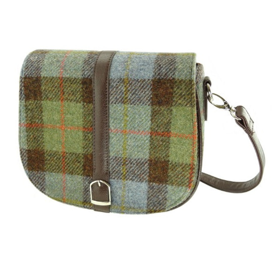 Glen Appin 'Beauly' Harris Tweed Shoulder Bag MacLeod Tartan