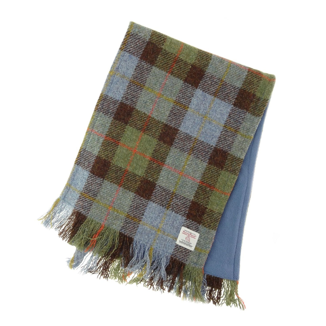 Glen Appin Harris Tweed Wool Scarf MacLeod Tartan